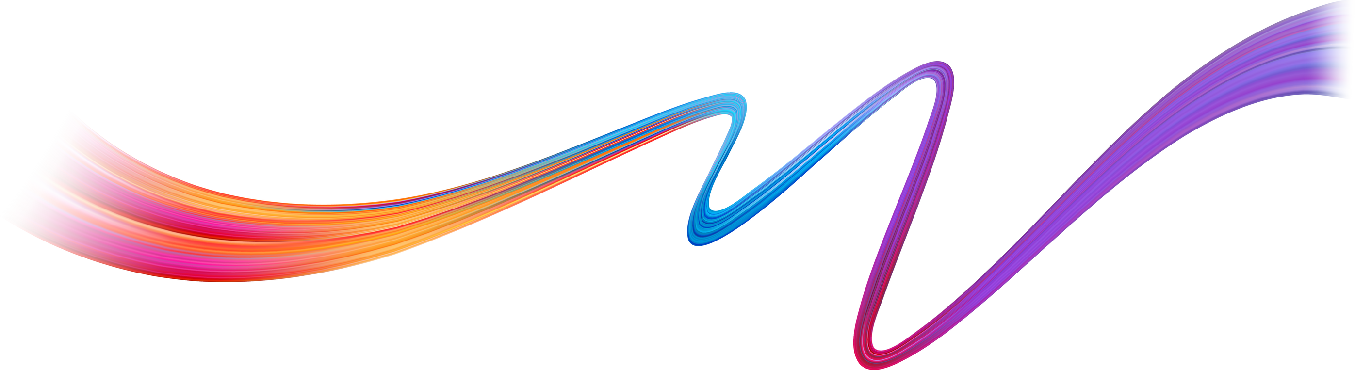 Gradient Color Paint Flow Stroke